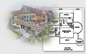 Post and beam home floor plan inspiration